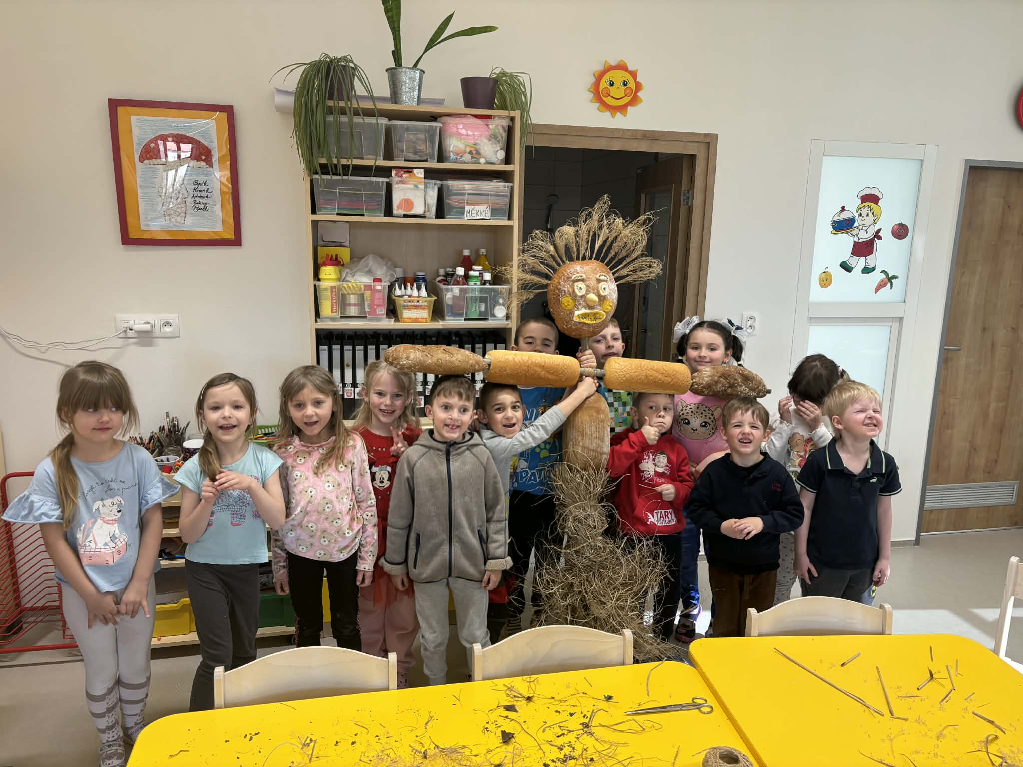 Děti z logopedické třídy vyrobily Morenu