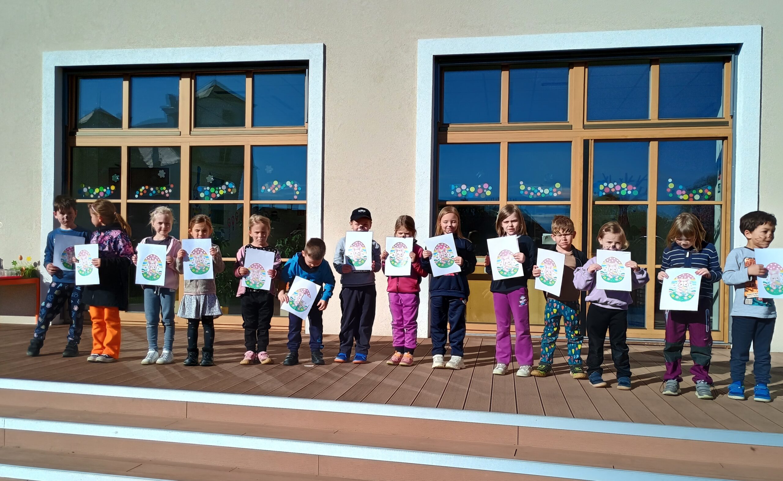 Děti z MŠ Komenského na akci s rodiči